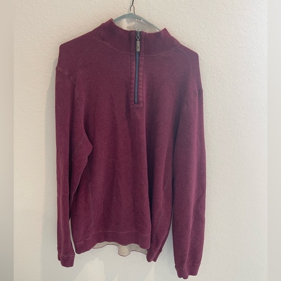 Tommy Bahama Reversible 100% Cotton long sleeves Sweatshirt size Medium - Picture 3 of 12